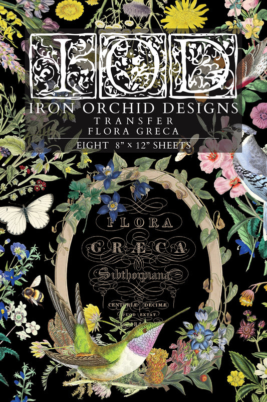 Flora Greca | Transfer | IOD Iron Orchid Designs