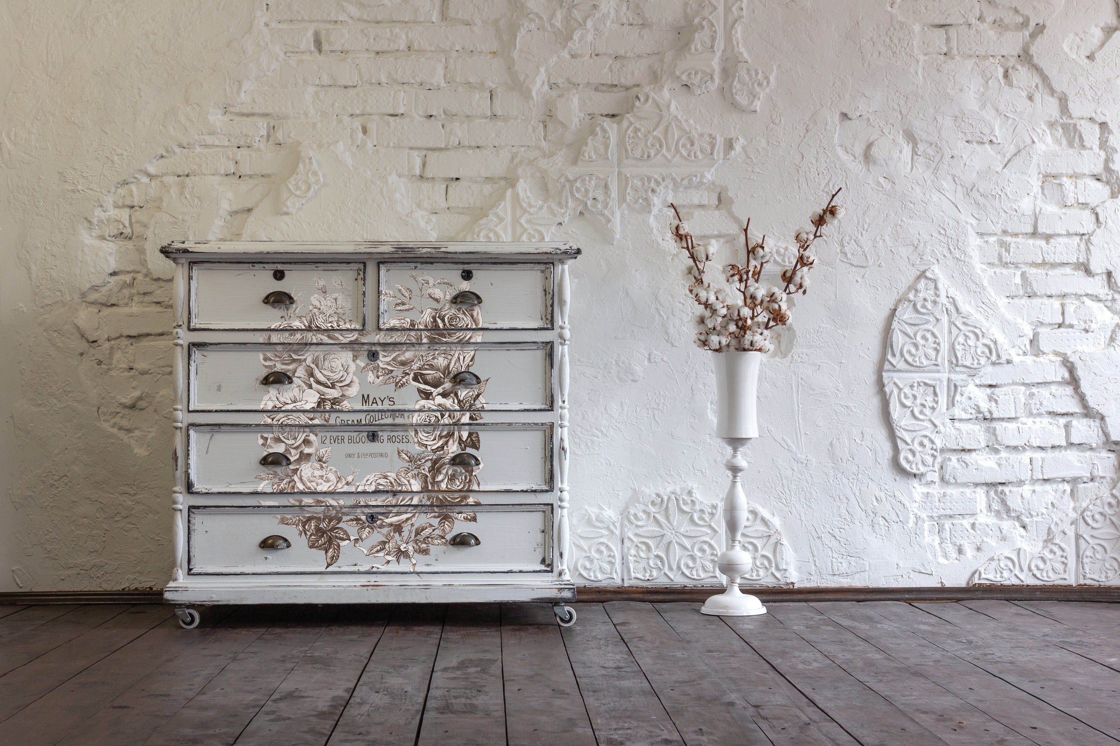 May's Roses | Transfer | IOD Iron Orchid Designs