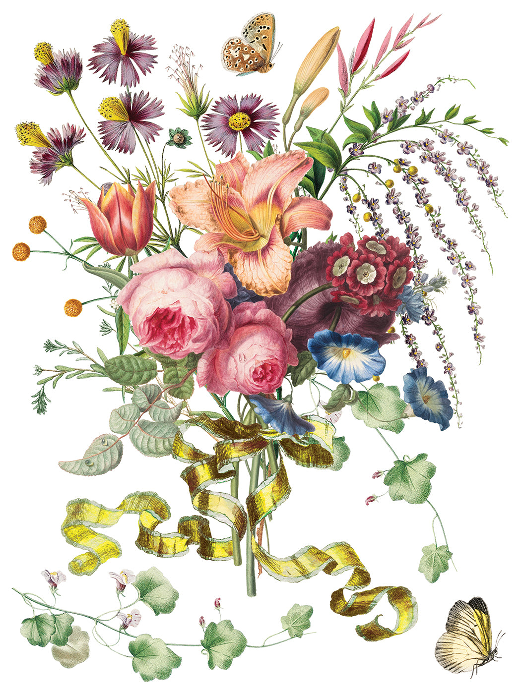 Marché des Fleurs | Transfer | IOD Iron Orchid Designs