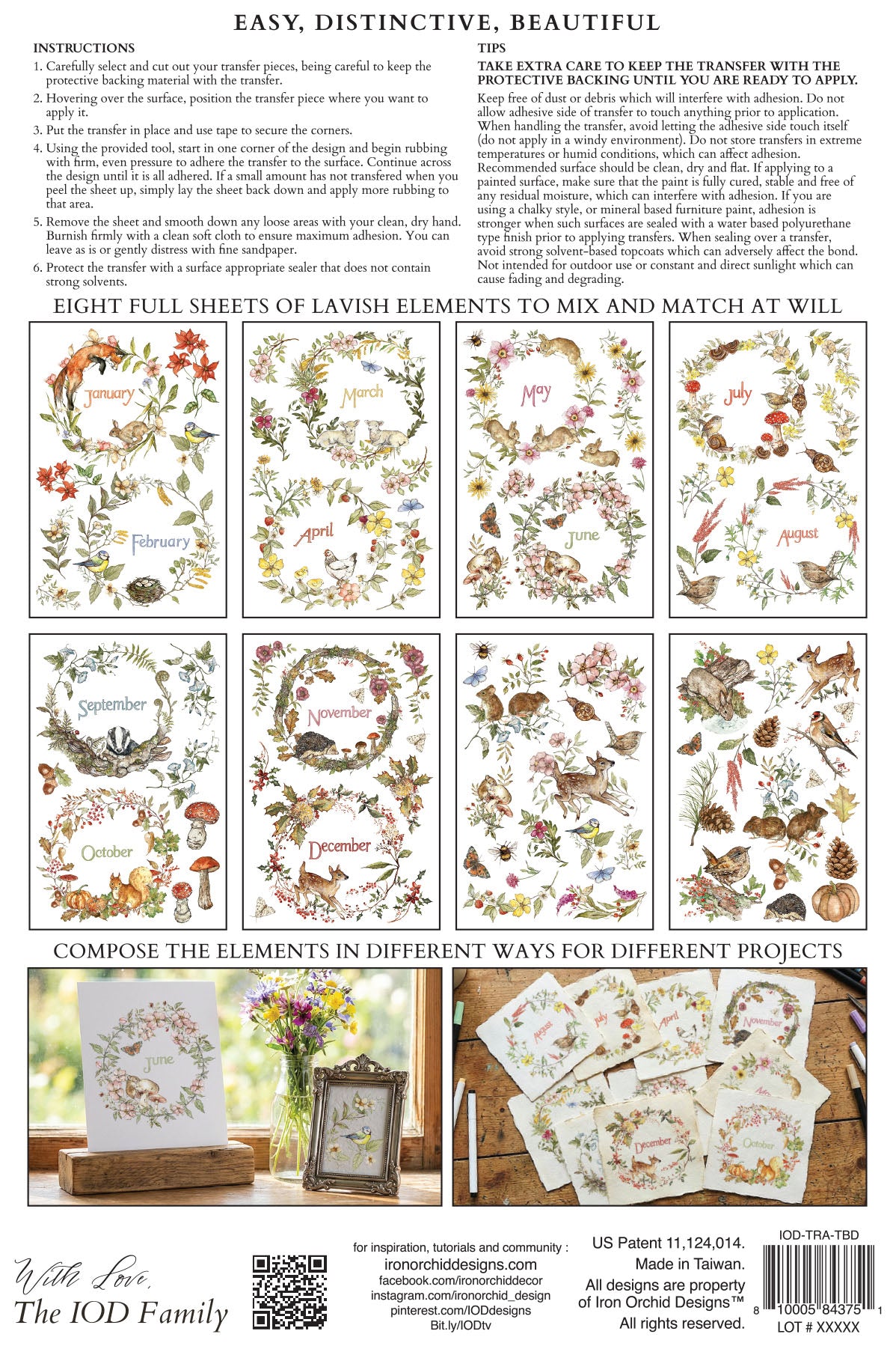 The Bramblewood Diaries | Transfer | IOD Iron Orchid Designs