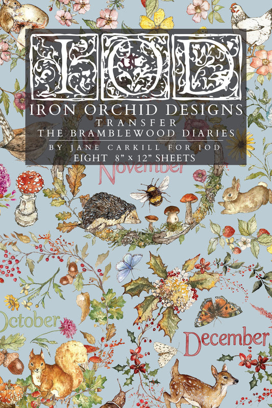 The Bramblewood Diaries | Transfer | IOD Iron Orchid Designs