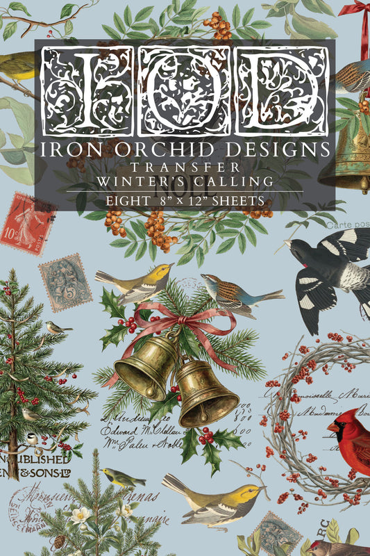 Winter's Calling | Transfer | IOD Iron Orchid Designs