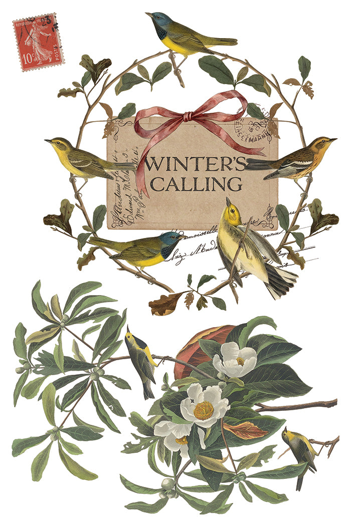 Winter's Calling | Transfer | IOD Iron Orchid Designs