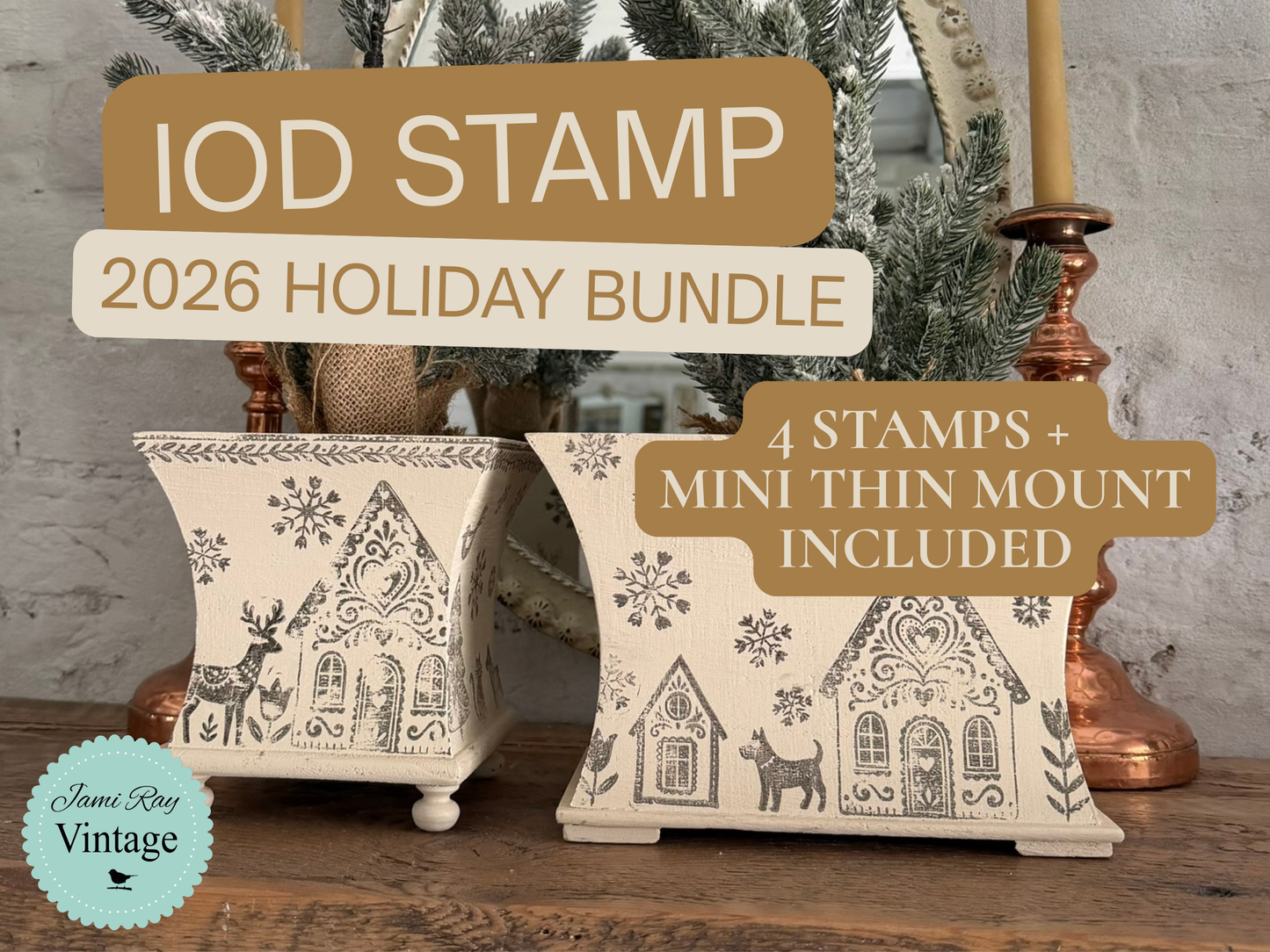 Iron Orchid Designs Holiday 2026 Stamp Essentials Bundle