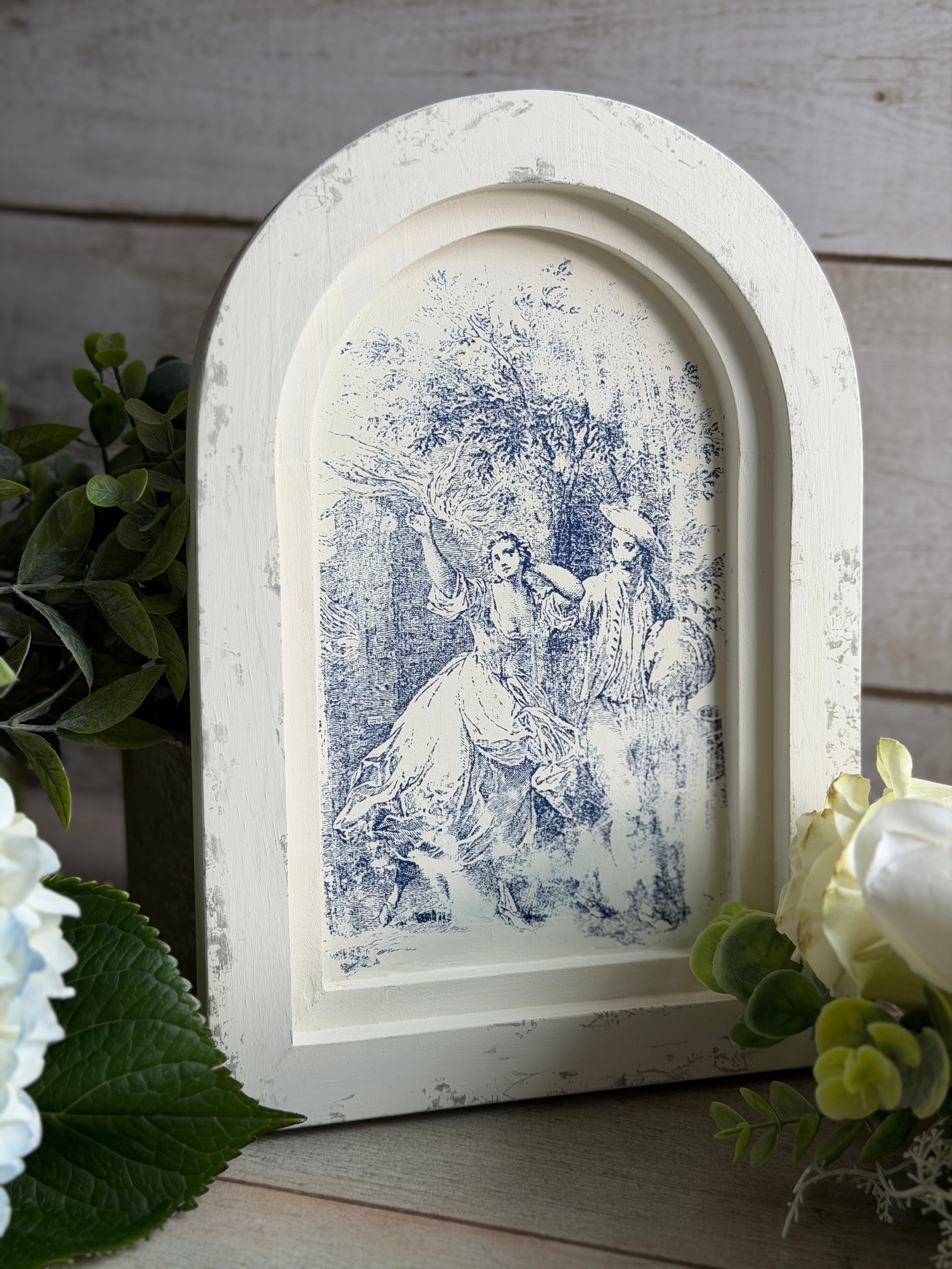 Hameau De La Reine | Paint Inlay | IOD Iron Orchid Designs