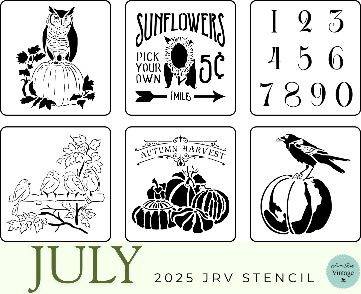 2025 Subscription Stencils | JRV Stencils