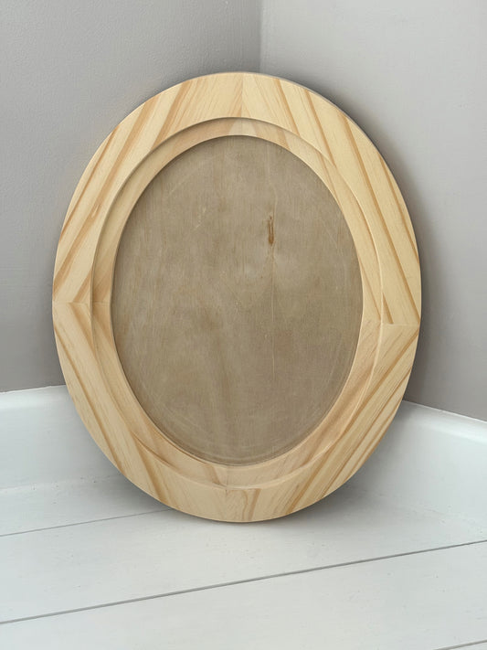 Large Oval Wood Blank | IOD Iron Orchid Designs