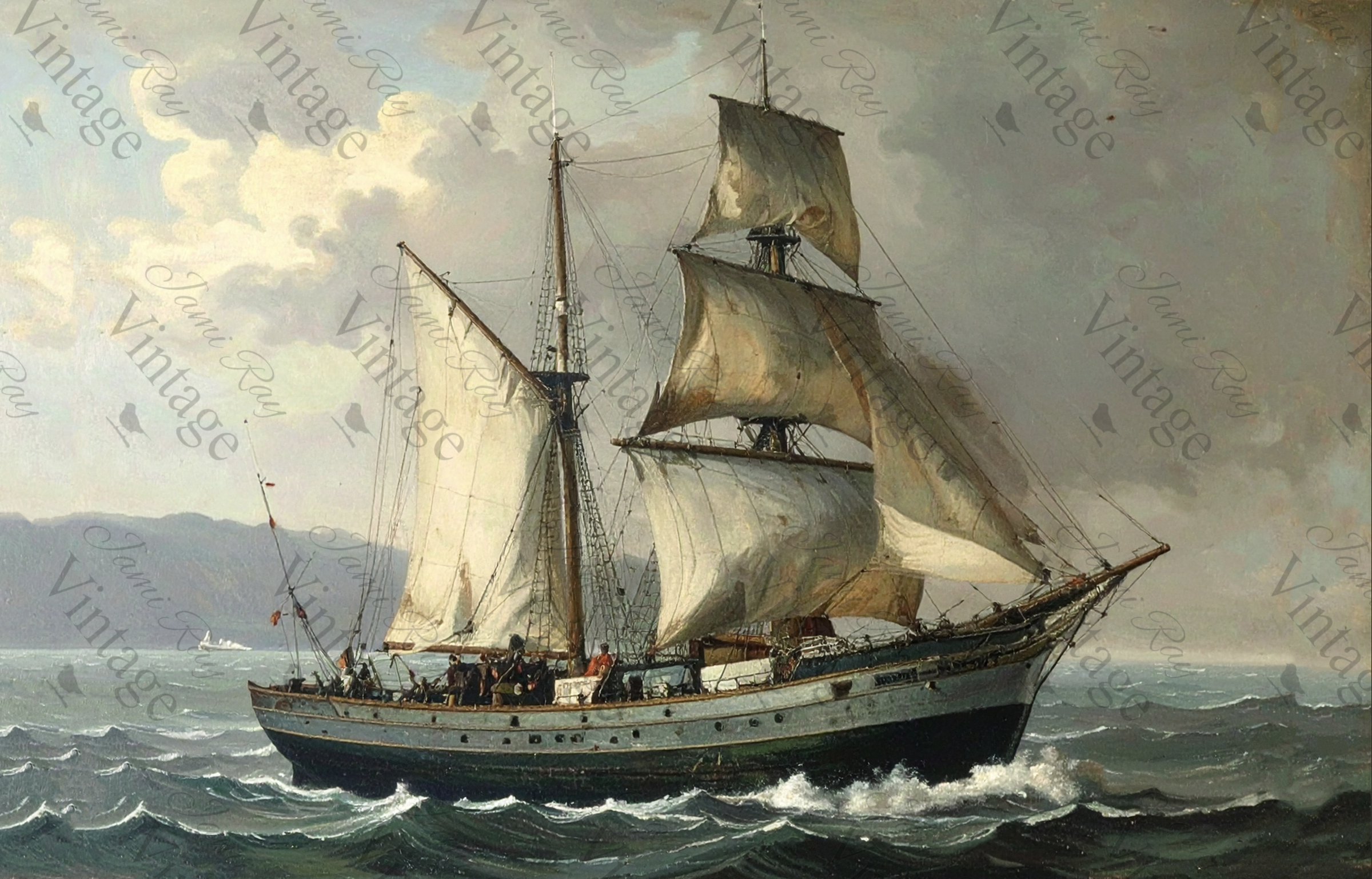 Solo At Sea | JRV Medium Rice Paper