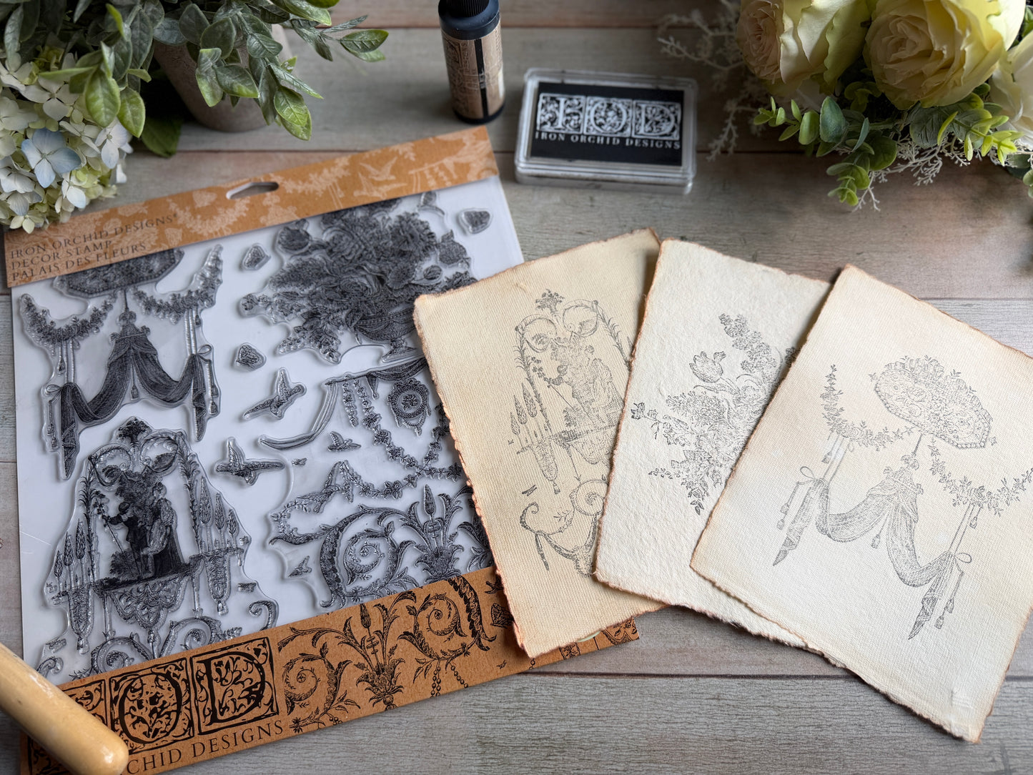 Palais Des Fleurs | Stamp | IOD Iron Orchid Designs