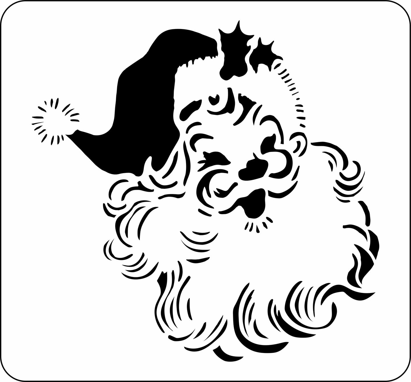 Jolly St. Nick | JRV Stencils