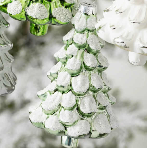 Snowy Tree Ornament