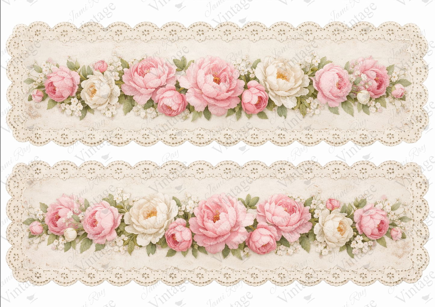 Floral Runner | JRV A4 Rice Paper