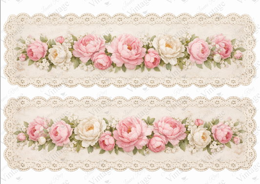 Floral Runner | JRV A4 Rice Paper