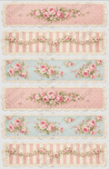 Pink Rose Swag | JRV Medium Rice Paper