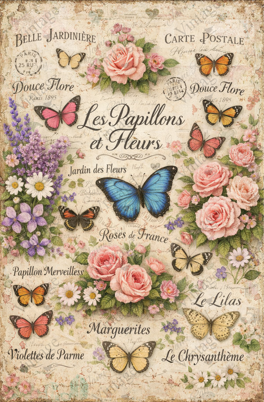 French Ephemera | JRV Medium Rice Paper