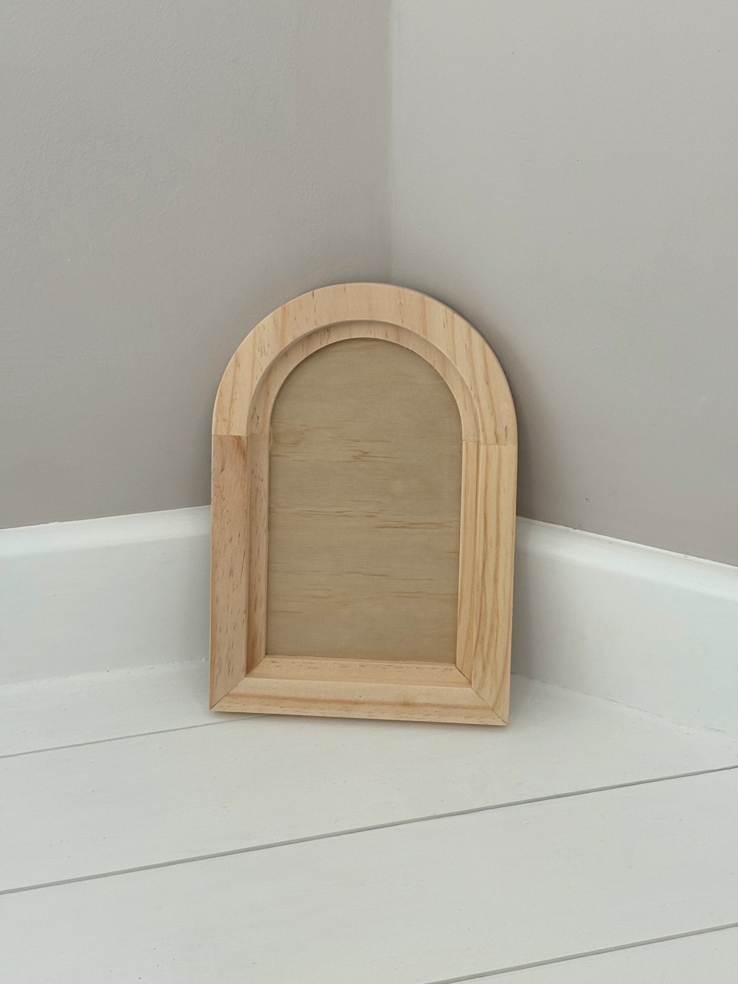 Small Arched Wood Blank | IOD Iron Orchid Designs