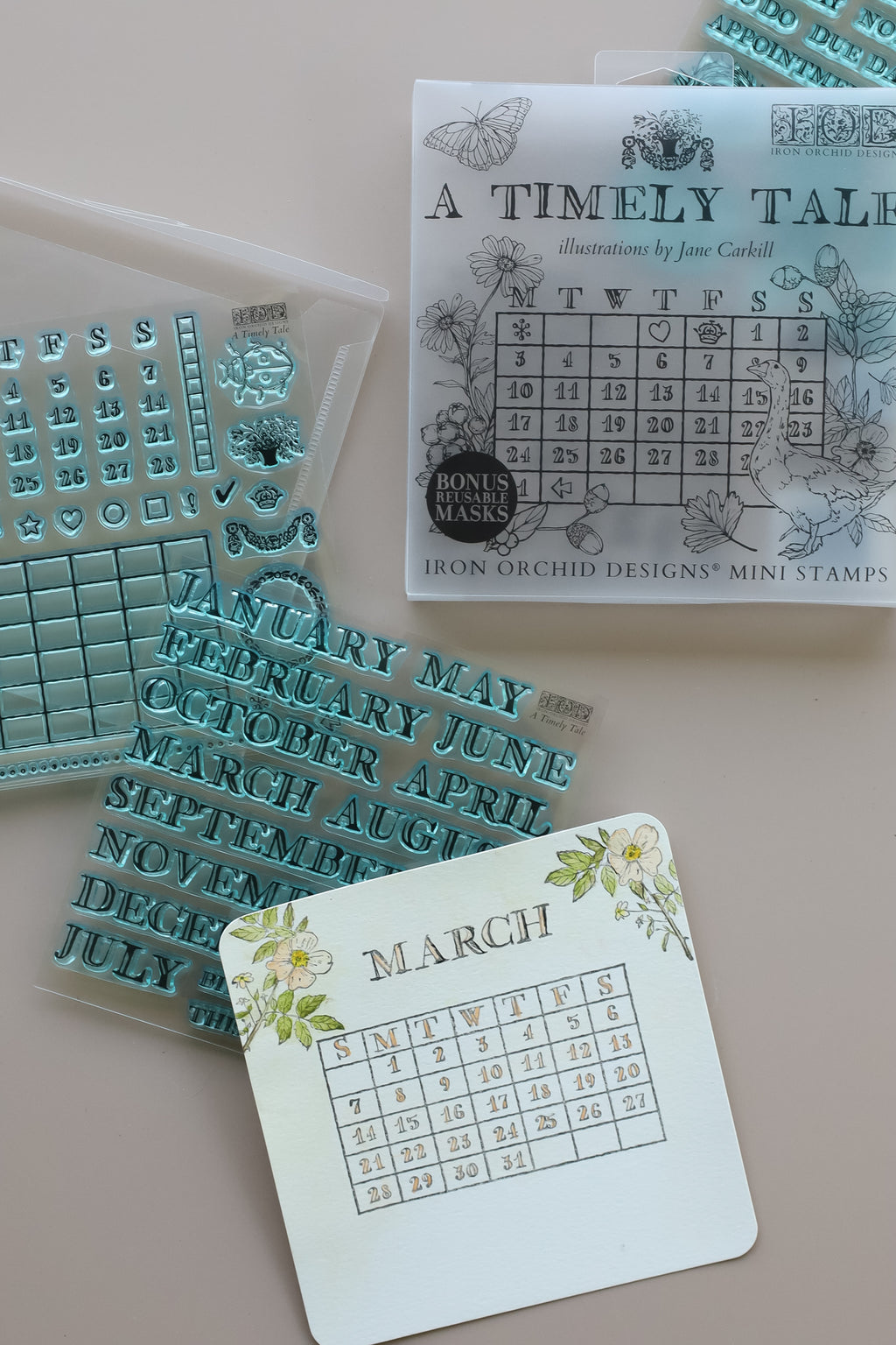A Timely Tale | Stamp | IOD Iron Orchid Designs
