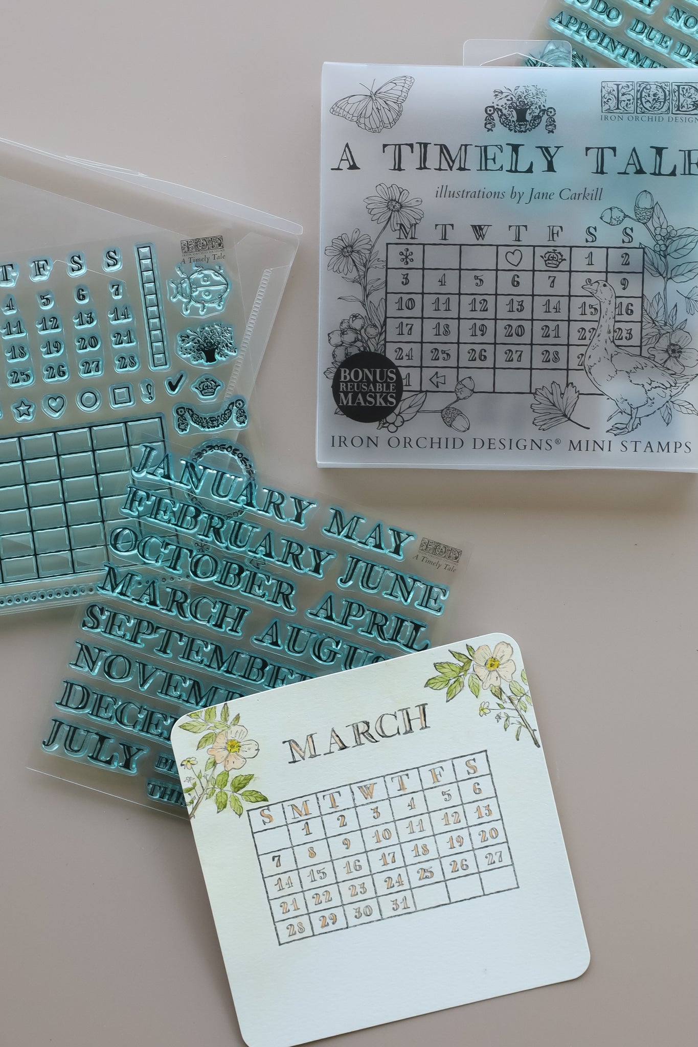 A Timely Tale | Stamp | IOD Iron Orchid Designs