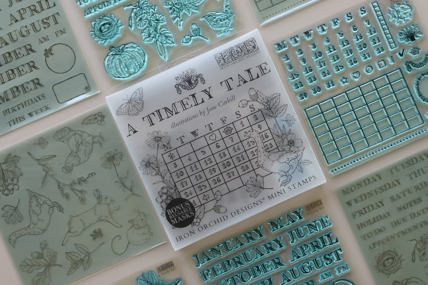 A Timely Tale | Stamp | IOD Iron Orchid Designs