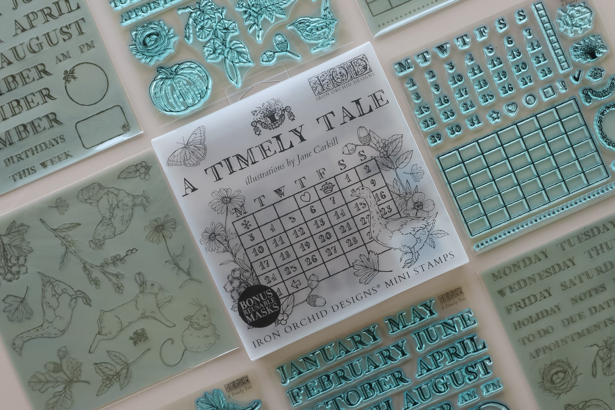 A Timely Tale | Stamp | IOD Iron Orchid Designs