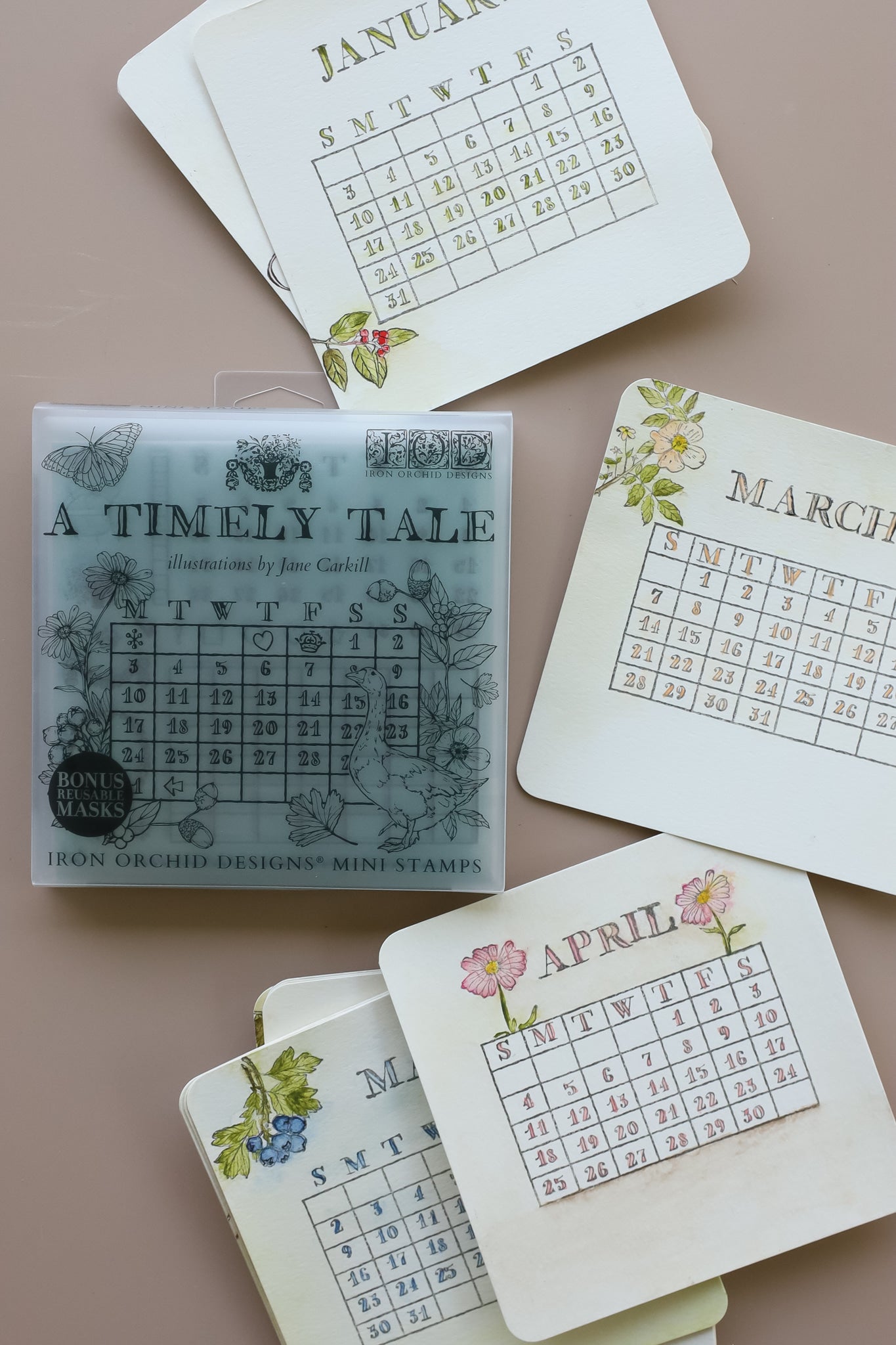 A Timely Tale | Stamp | IOD Iron Orchid Designs
