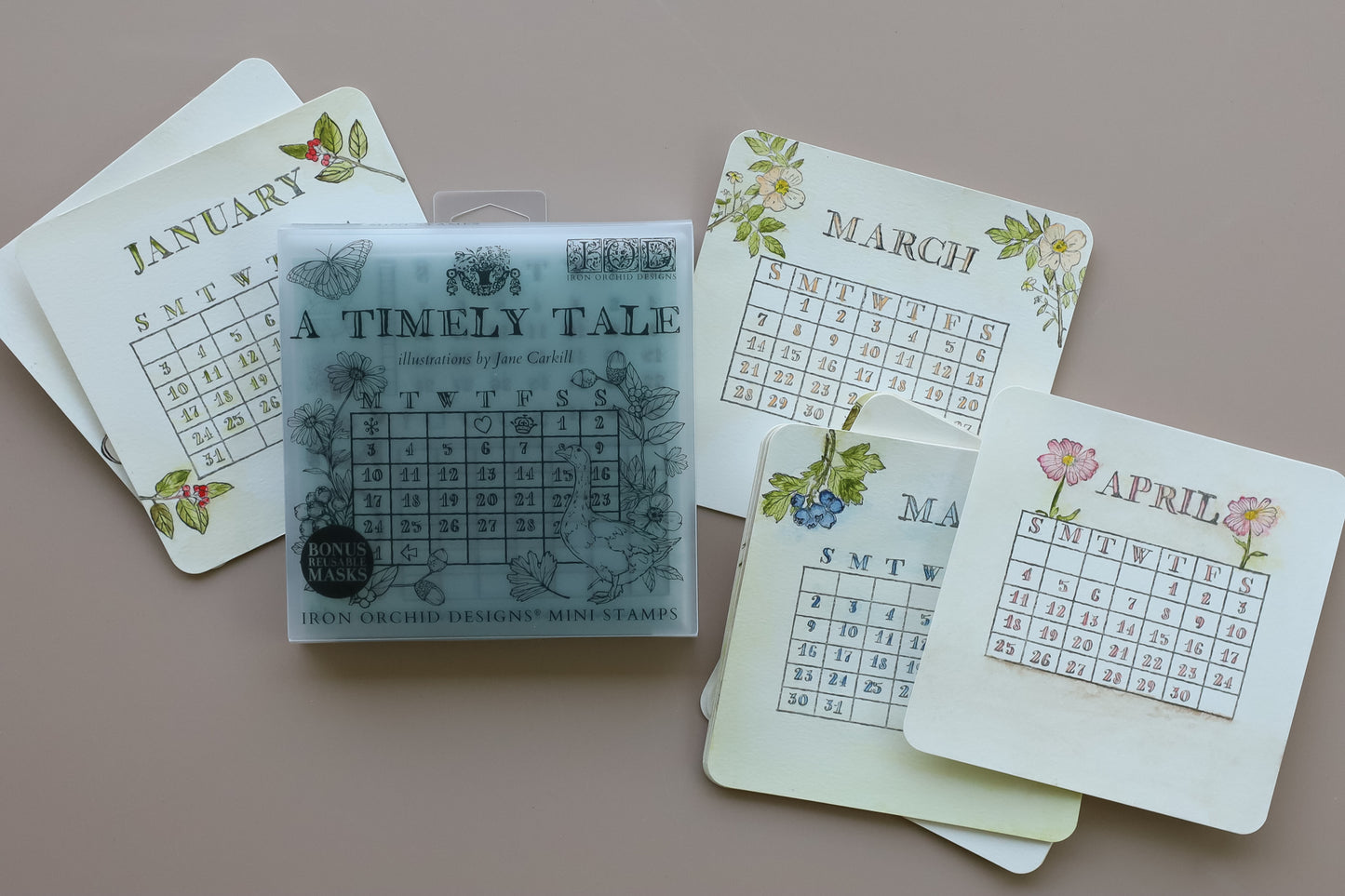 A Timely Tale | Stamp | IOD Iron Orchid Designs