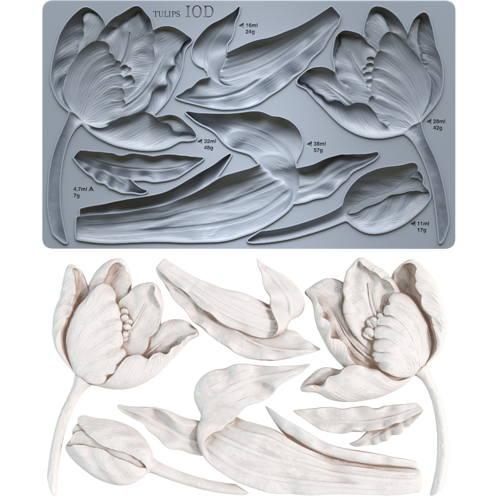 Tulips | Mould | IOD Iron Orchid Designs