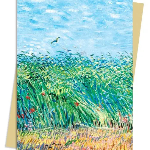 Vincent Van Gogh: Wheatfield with A Lark Greeting Card