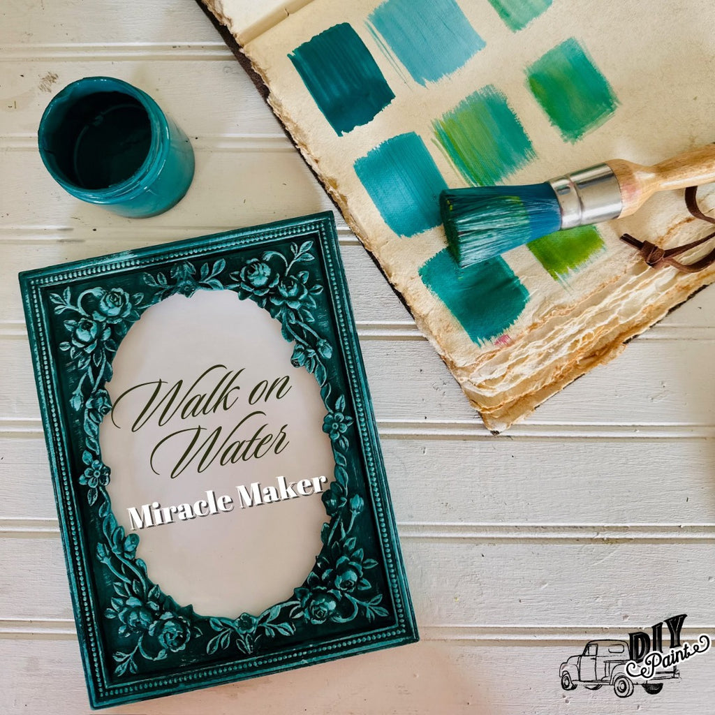 Walk On Water DIY Paint Co | Serene Blue Green Clay & Chalk Furniture Paint