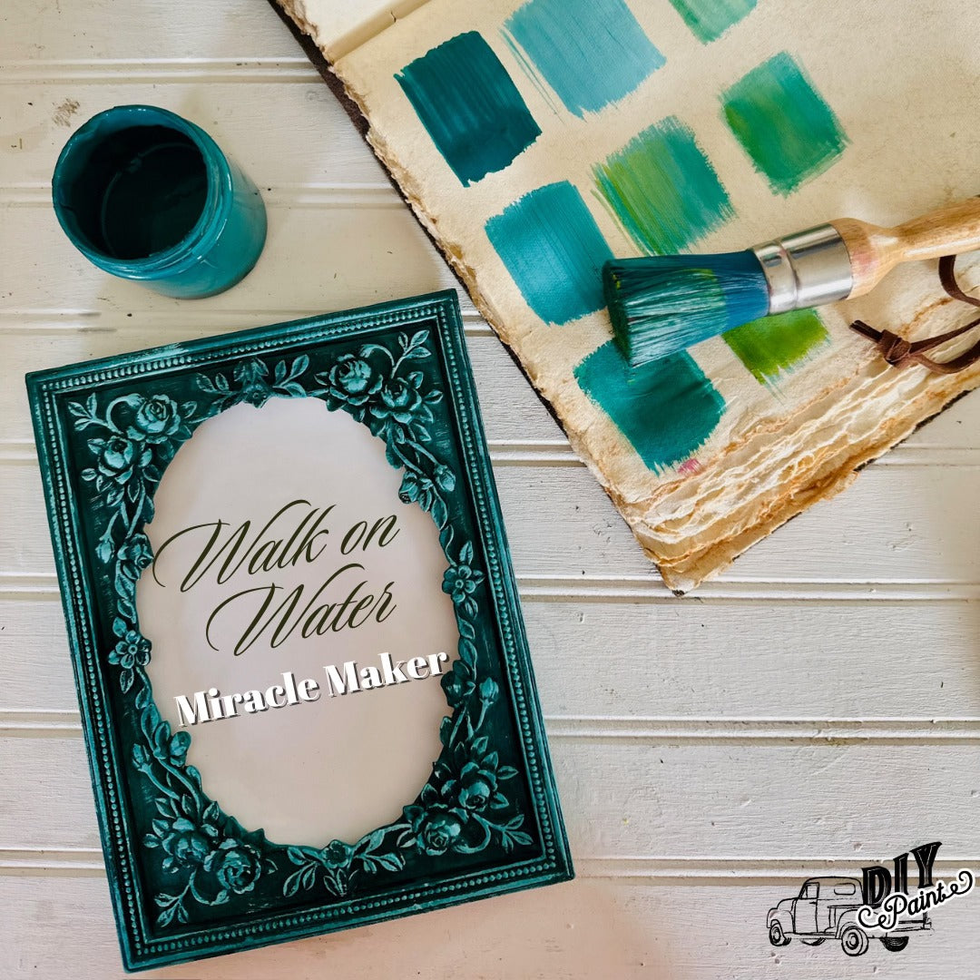 Walk On Water DIY Paint Co | Serene Blue Green Clay & Chalk Furniture Paint
