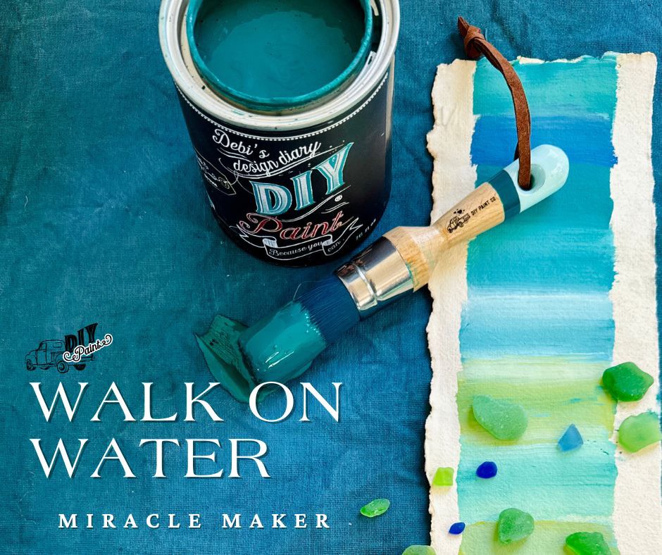Walk On Water DIY Paint Co | Serene Blue Green Clay & Chalk Furniture Paint