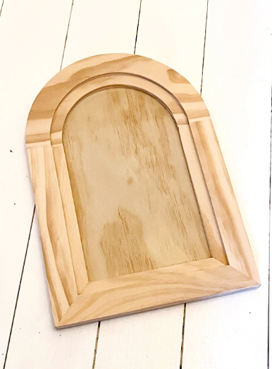 Large Arched Wood Gallery Blank 11x16 | IOD Iron Orchid Designs