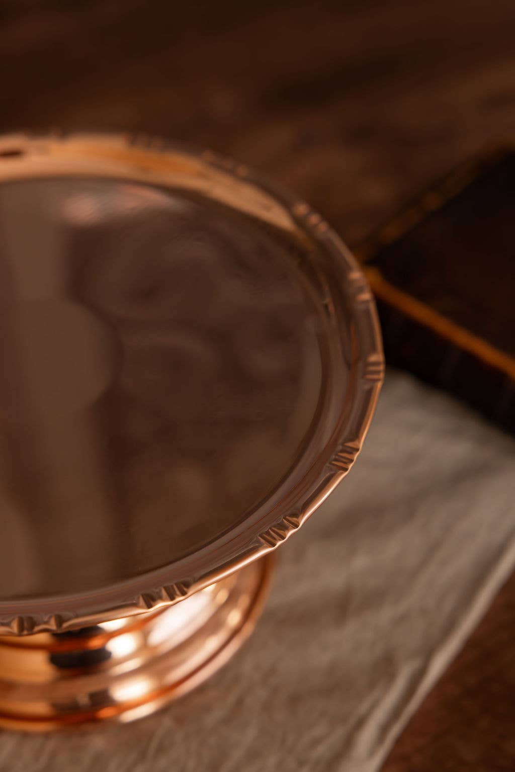 Coppermill Kitchen Vintage Inspired Cake Stand - copper