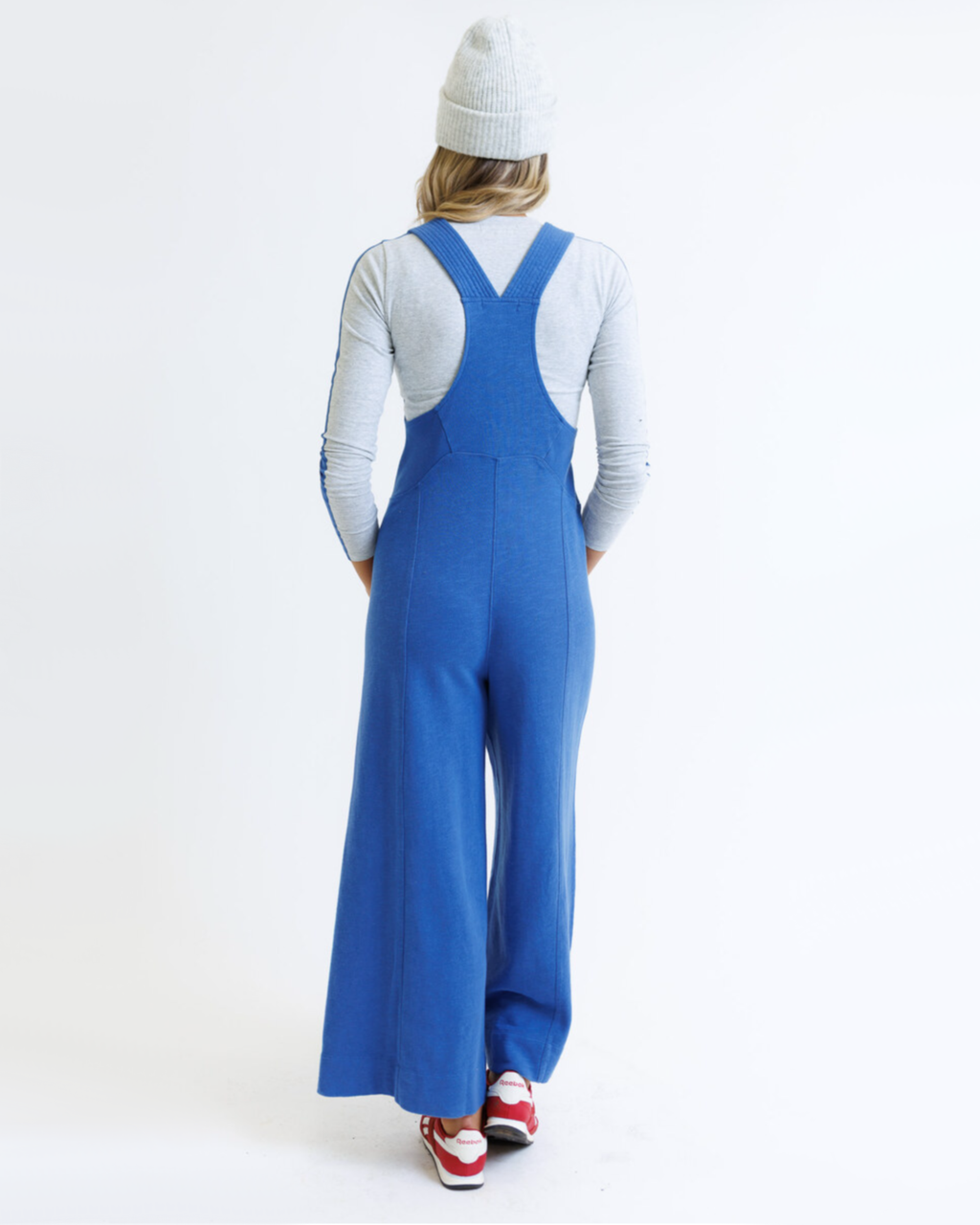 Perfect Balance Sleeveless Wide Leg Drop Crotch Jumpsuit