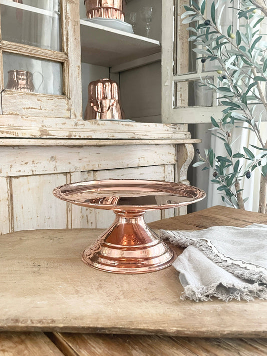 Coppermill Kitchen Vintage Inspired Cake Stand - copper
