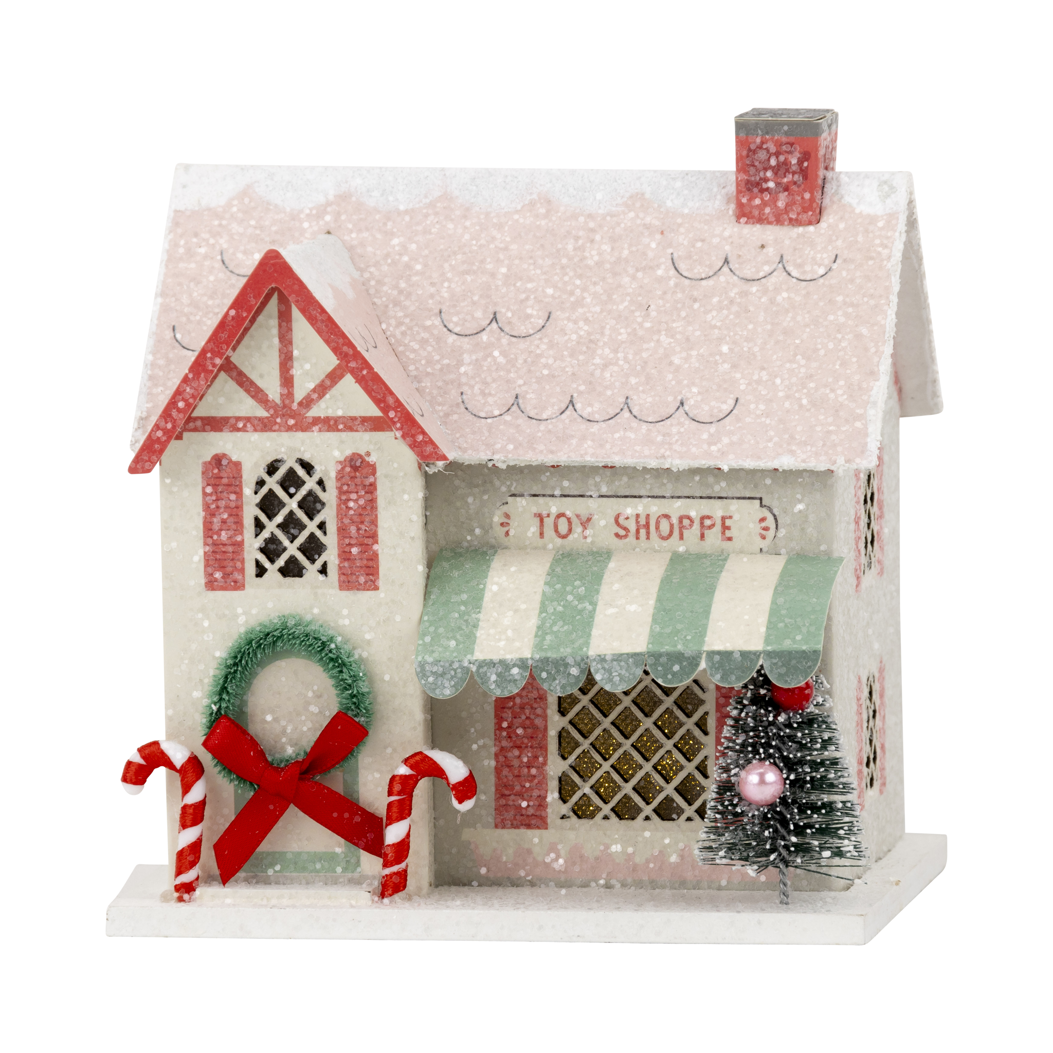Toy Shop - Glitter Christmas village house