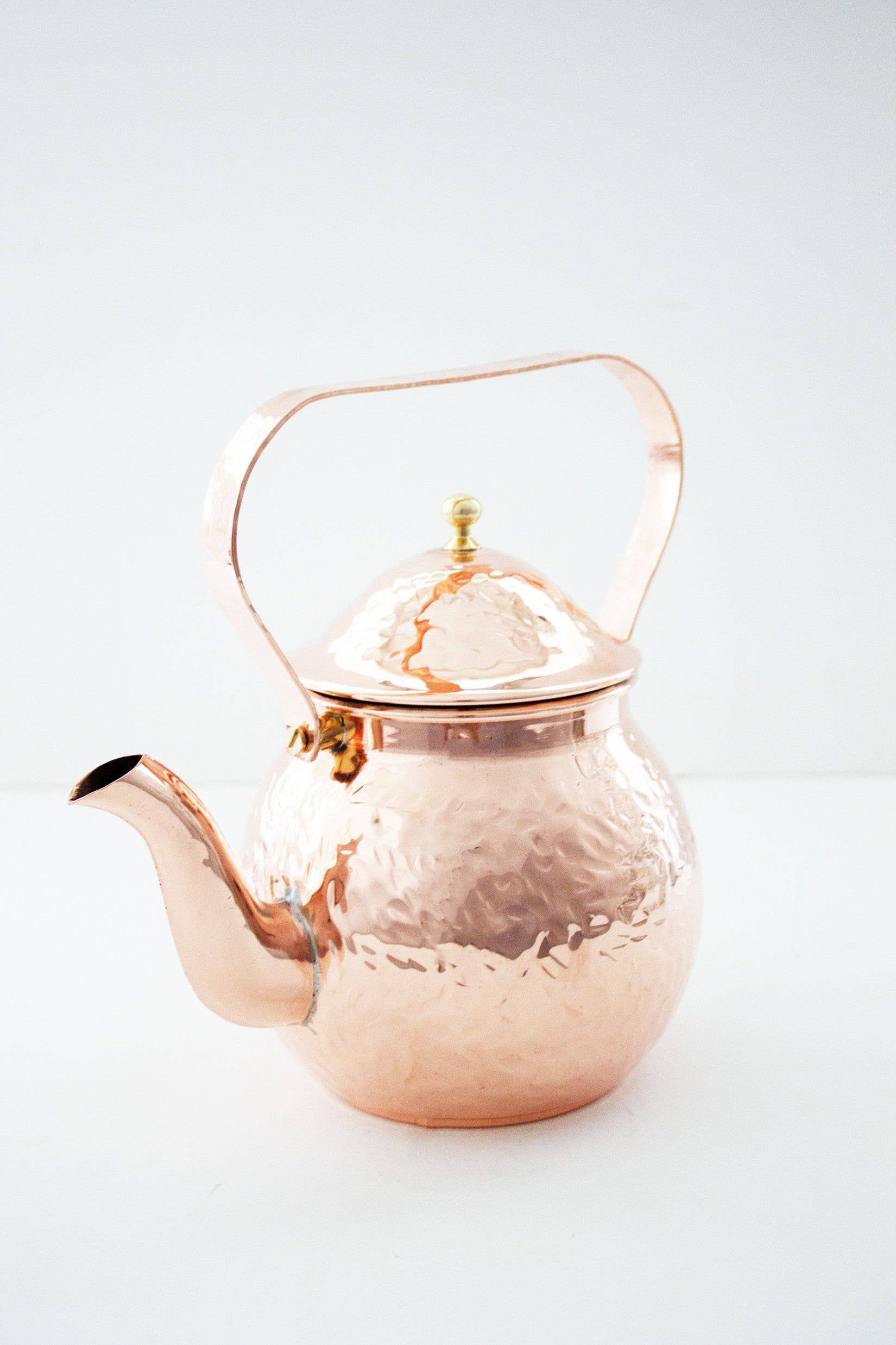 Coppermill Kitchen Vintage Inspired Hand Hammered Teapot - copper