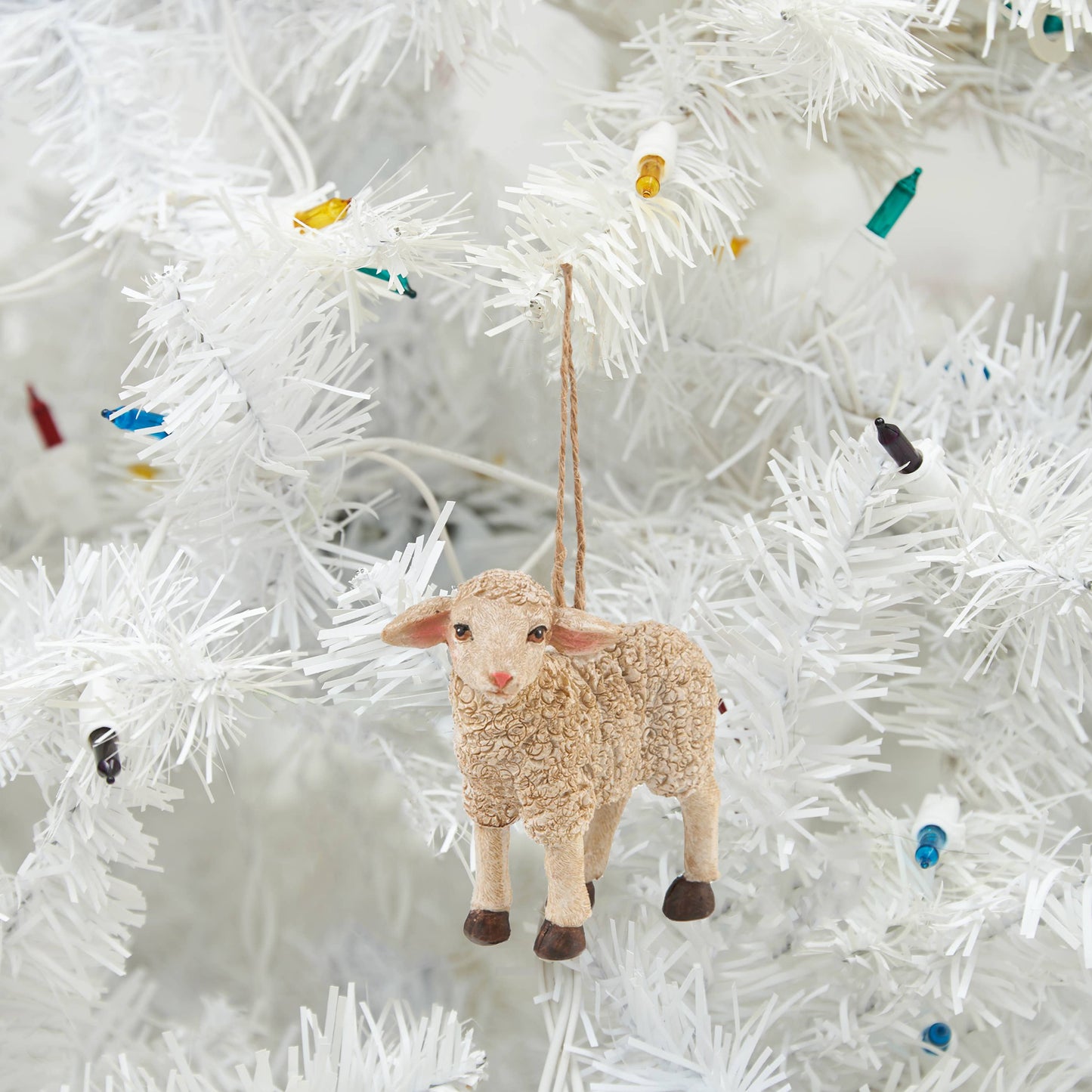 Easter Little Lamb Farm Animal Ornament