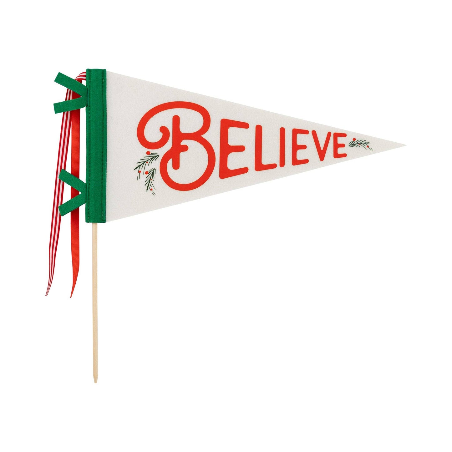 Believe Felt Pennant Banner