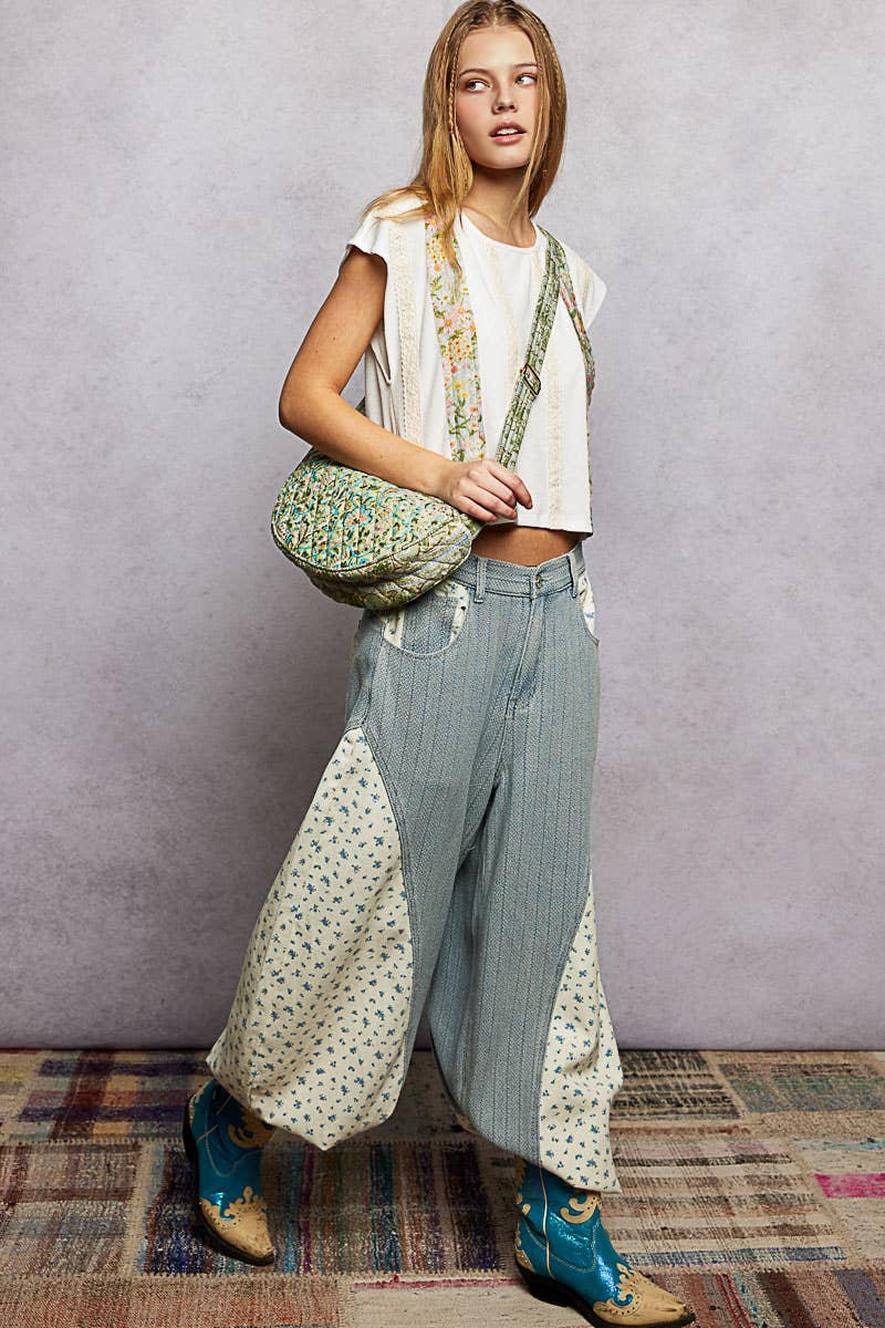 Essential Lightweight Quilted Floral Bag
