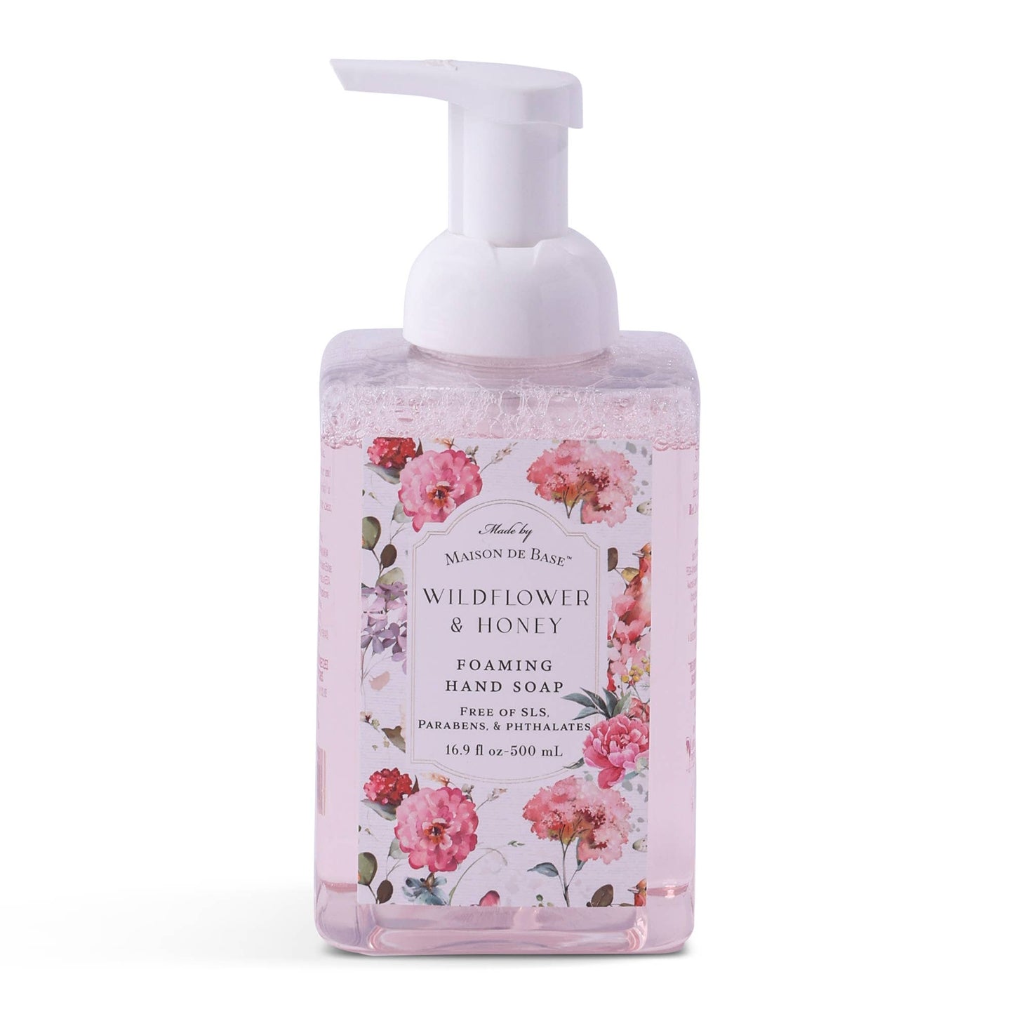 500ml Rectangle Foaming Hand Soap - Wildflower