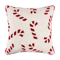 Gingerbread Village Peppermint Candy Pillow
