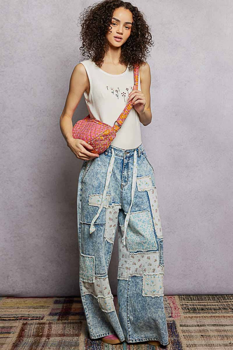 Essential Lightweight Quilted Floral Bag