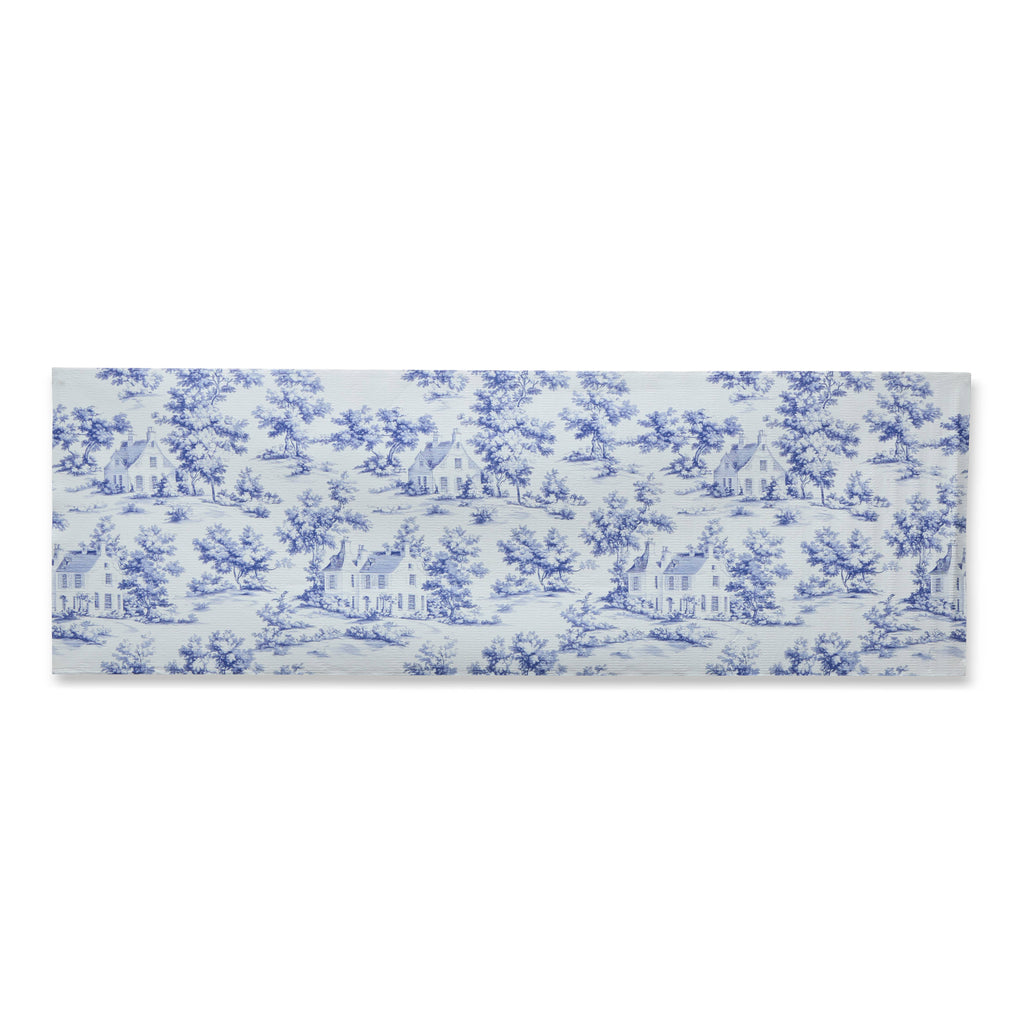 20x59" Printed Shelf Liner - Toile Blue