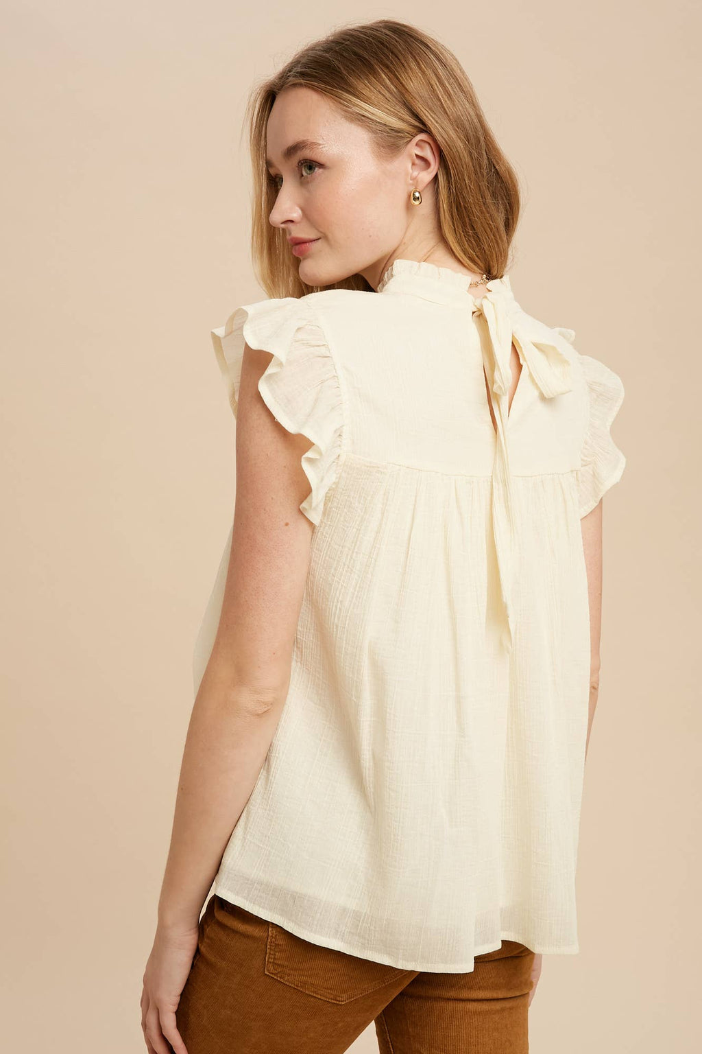Flutter Sleeve Blouse