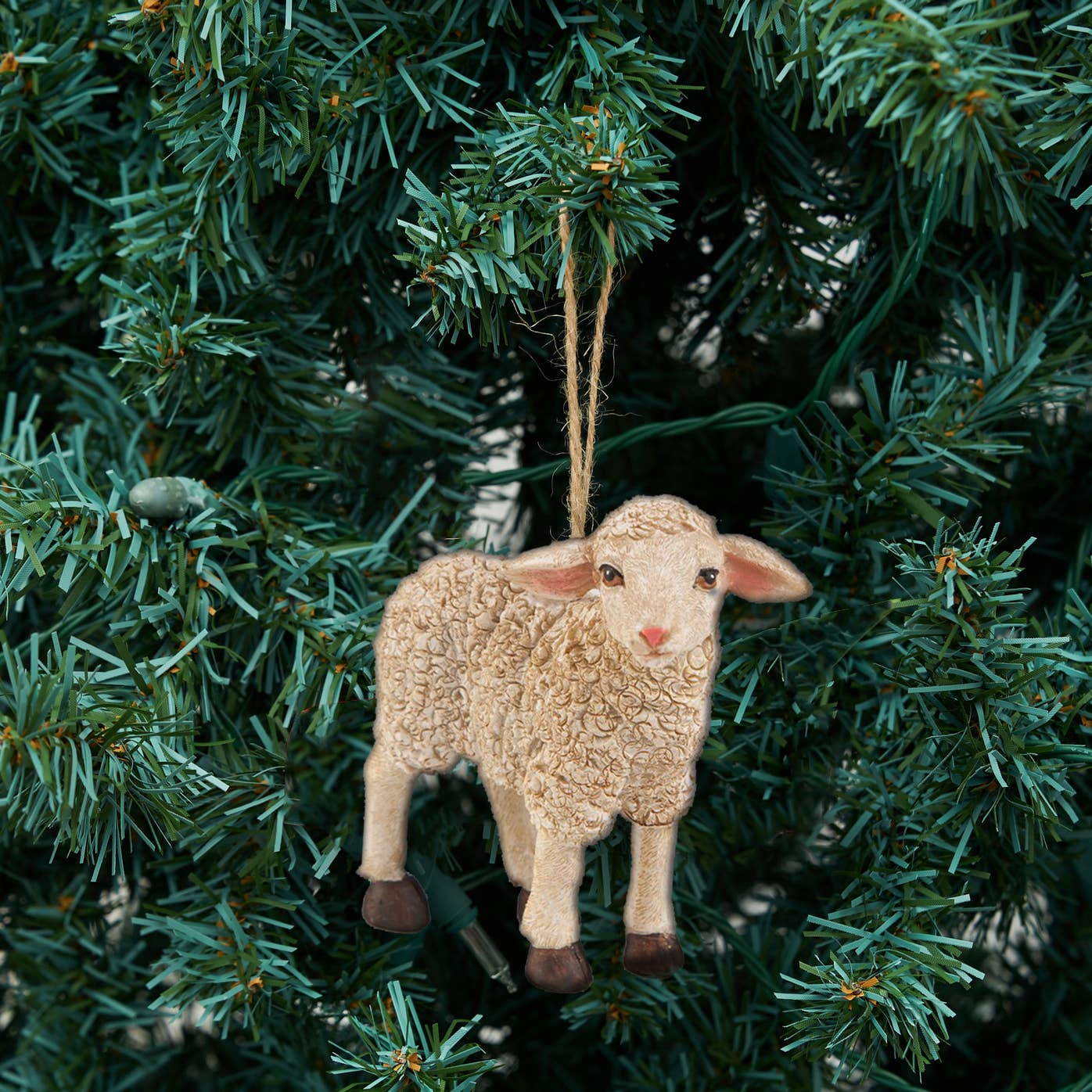 Easter Little Lamb Farm Animal Ornament