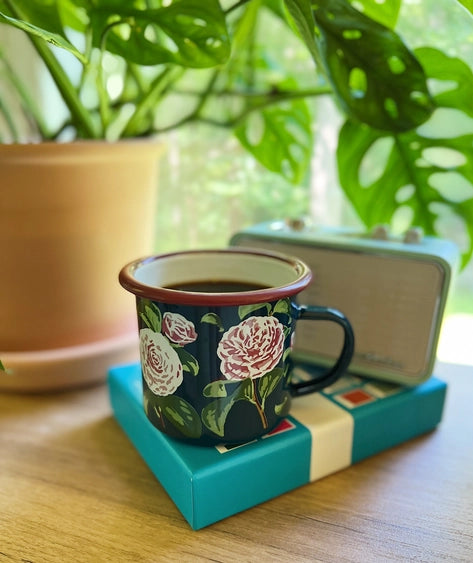 Floral Enamel Mugs