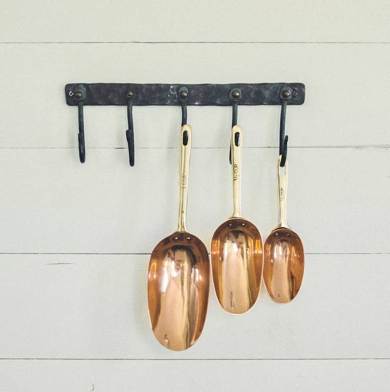 Copper Measuring Scoops cups