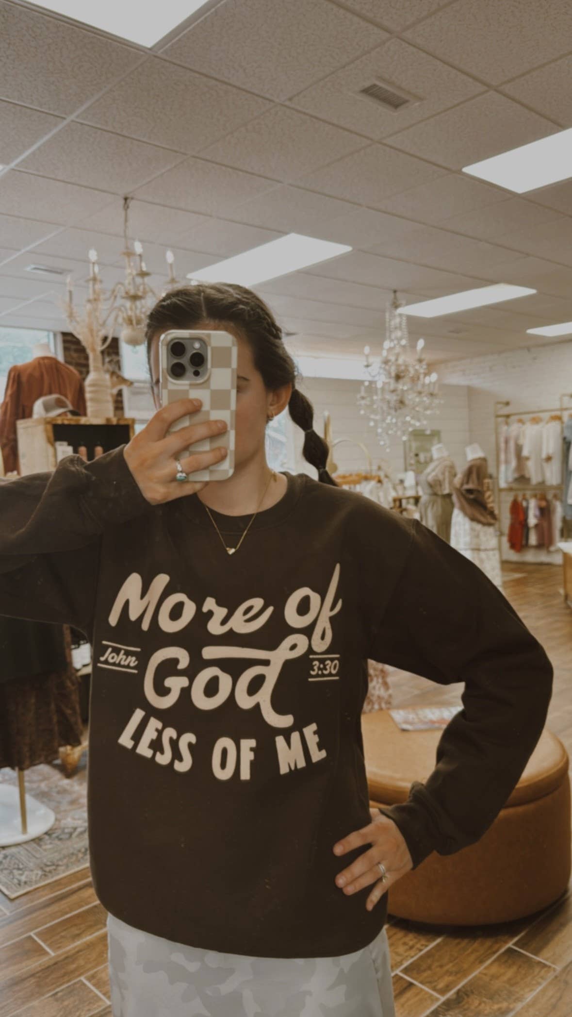 More Of God Crew Neck Sweatshirt | Trending