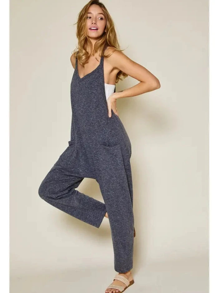 Sleeveless Harem Jumpsuit Romper